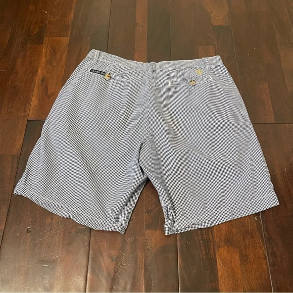 U.S. Polo Assn. Blue And White Checkered Plaid Shorts Men’s Size 34 Prep Dressy - Picture 4 of 7